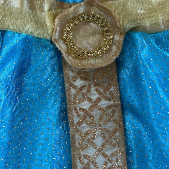 Disney Pixar Brave Merida Classic Costume, Auqa/Gold size 4-6X Disney princess - Picture 5 of 8